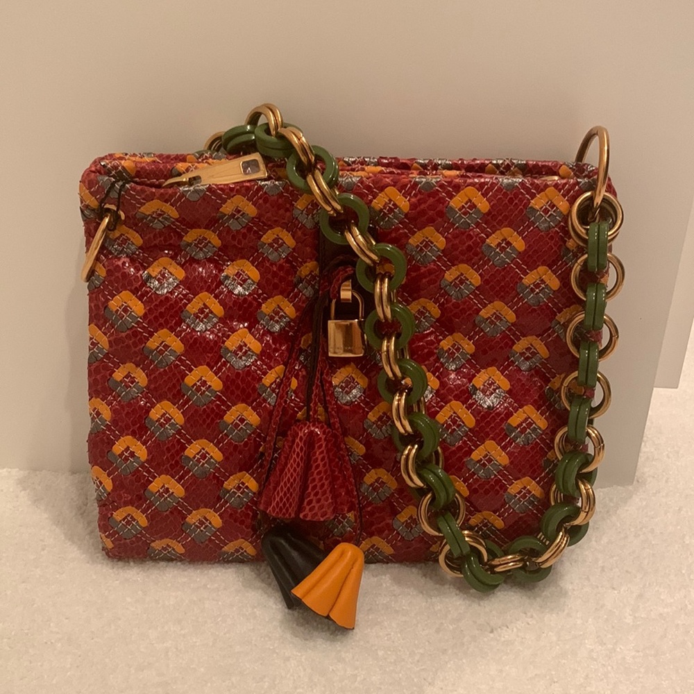 RARE MARC JACOBS Robert Jennifer python bag